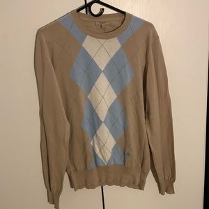 Argyle Burberry men’s sweater